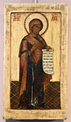 Antica icona russa ‘’Madonna della Deesis’’